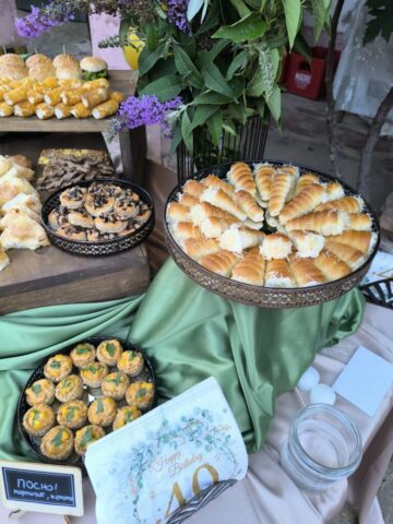 Finger food, mini korspice sa salatom od praziluka